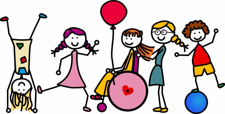 Mixed group children